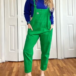 Lucy & Yak Luna organic cotton cropped dungarees